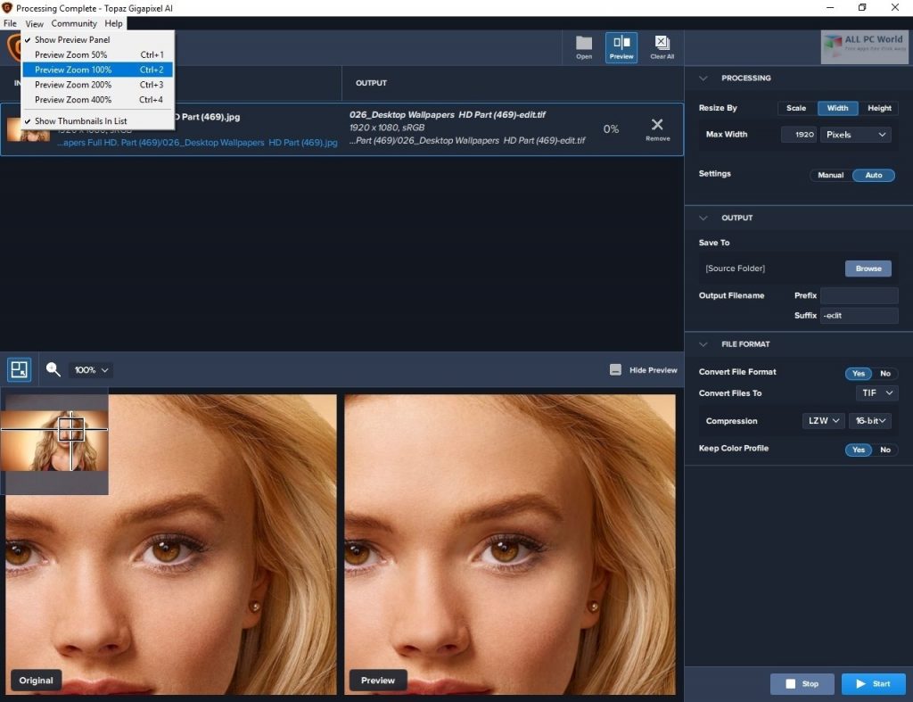 download the new version for windows Topaz Photo AI 1.3.9