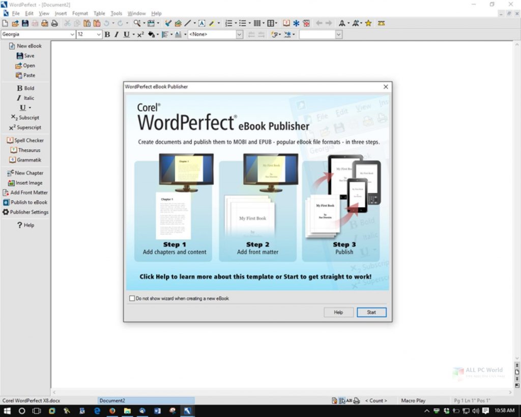 wordperfect 8 compatible with windows 10