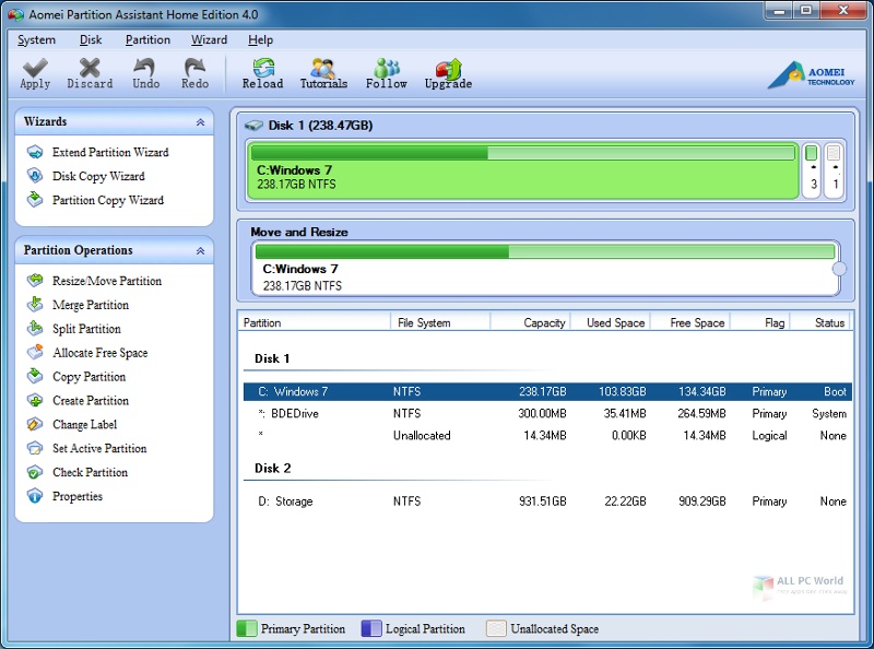 AOMEI Partition Assistant 9 Free Download