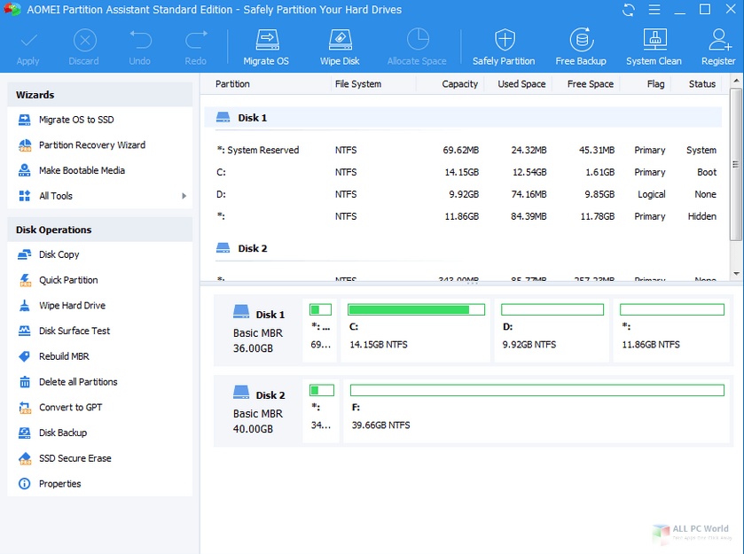 Download AOMEI Partition Assistant Free