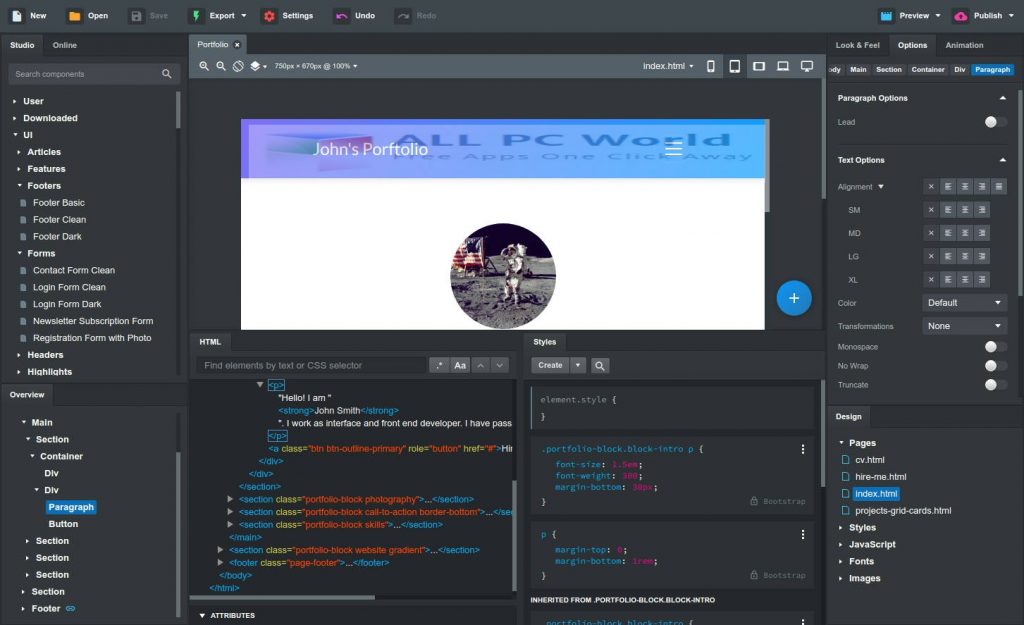 bootstrap 5 visual studio 2019