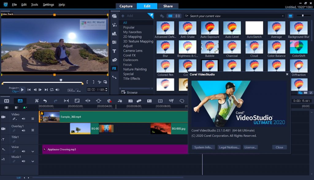 Corel VideoStudio Ultimate 2020 v23.2 Download