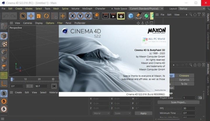 Maxon CINEMA 4D S22 Download