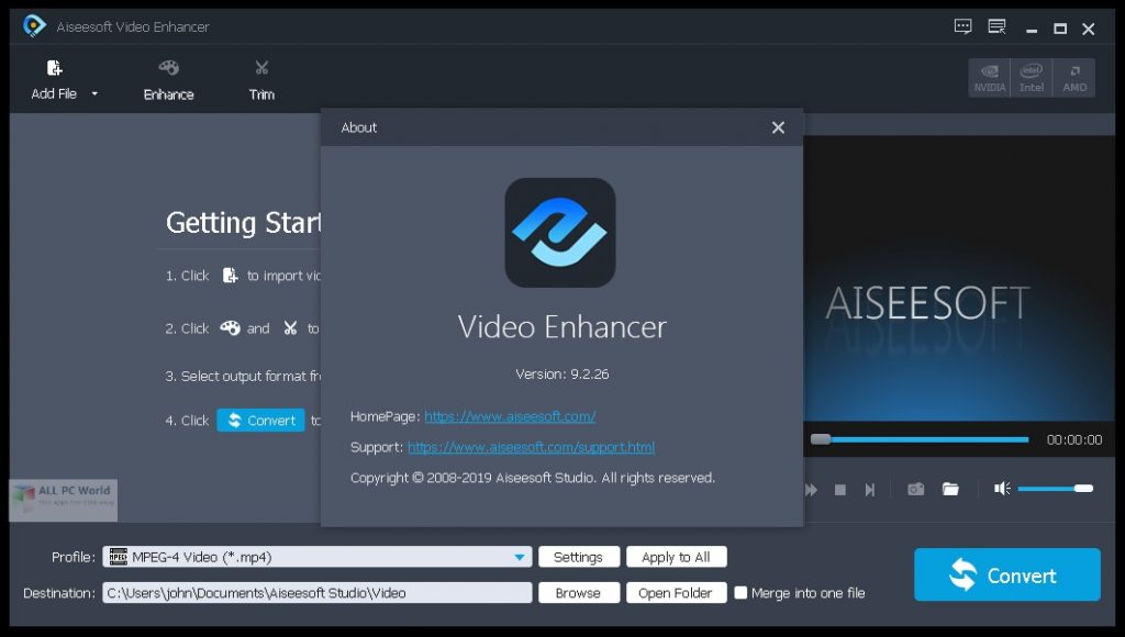 Aiseesoft Video Enhancer 9.2