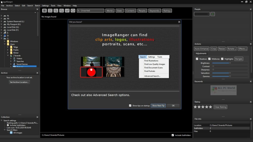 ImageRanger Pro Free Download - ALL PC World