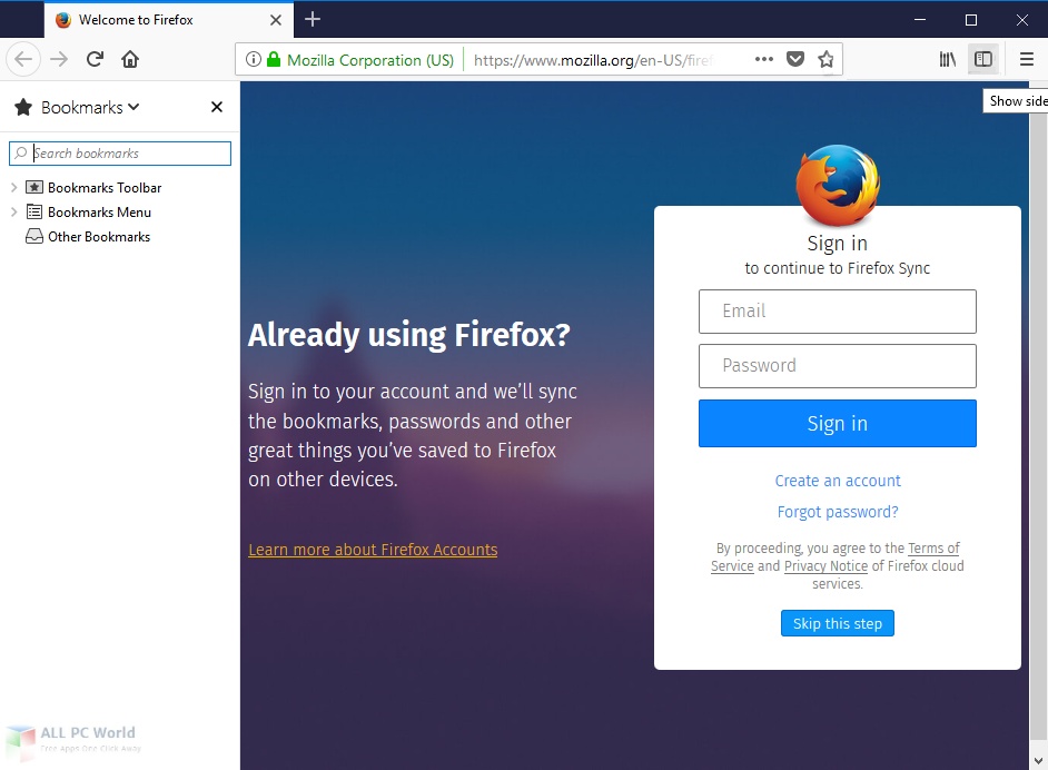 Mozilla Firefox 2020 One-Click Download