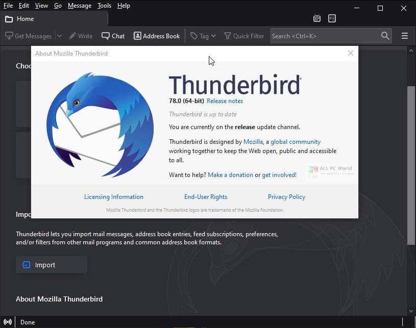 Mozilla Thunderbird 78.0 Free Download