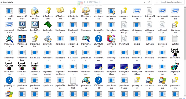 Sysinternals Suite 2023.07.26 free download