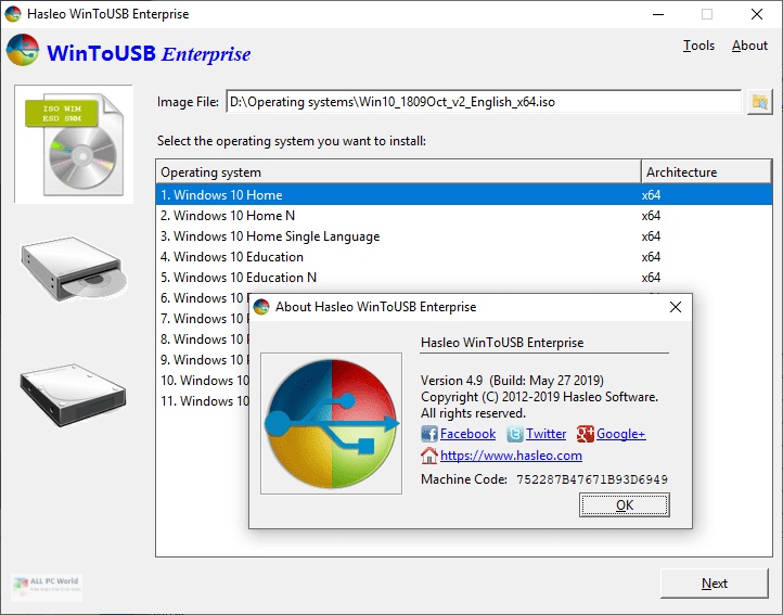 WinToUSB Enterprise 2020 v5.5 Download