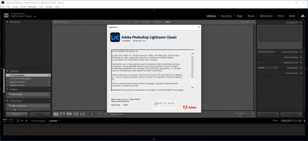 Adobe Photoshop Lightroom Classic CC 2020 v9.4 Free Download
