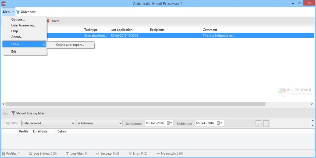 Automatic Email Processor Ultimate 2.13 Full Version