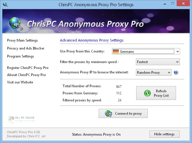 ChrisPC Free VPN Connection 2.08 Download