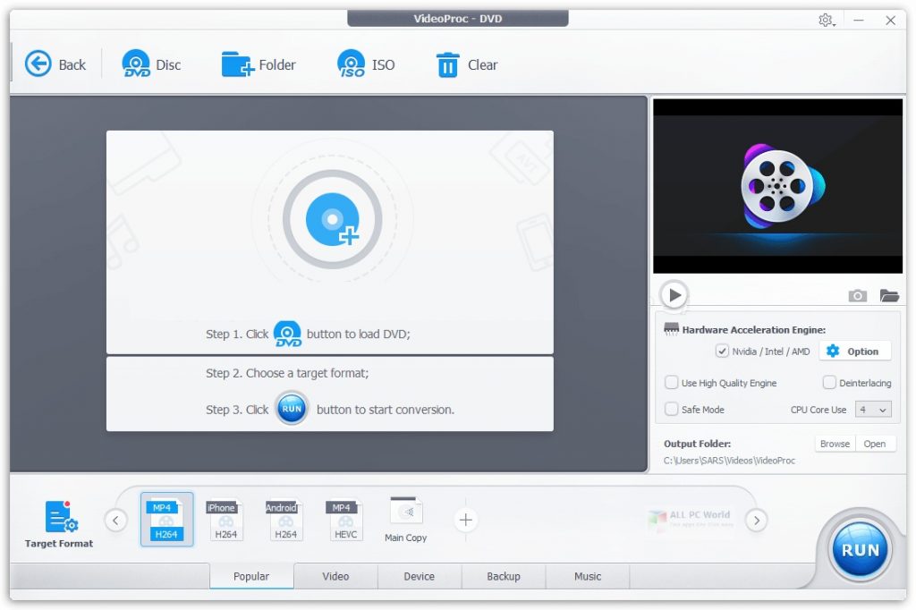 Digiarty VideoProc 2020 v3.8 Free Download