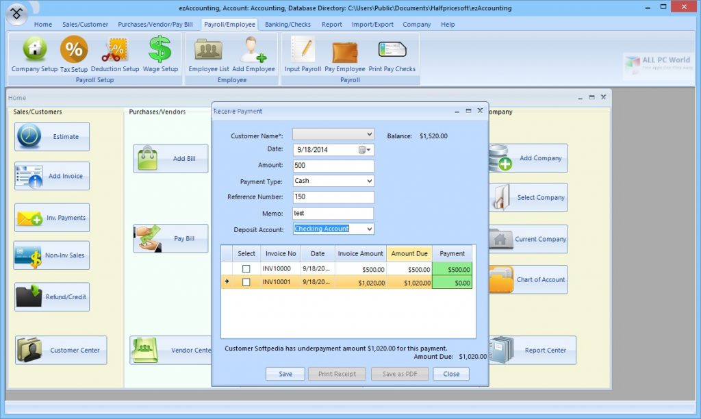 Halfpricesoft ezAccounting 2.10 Free Download