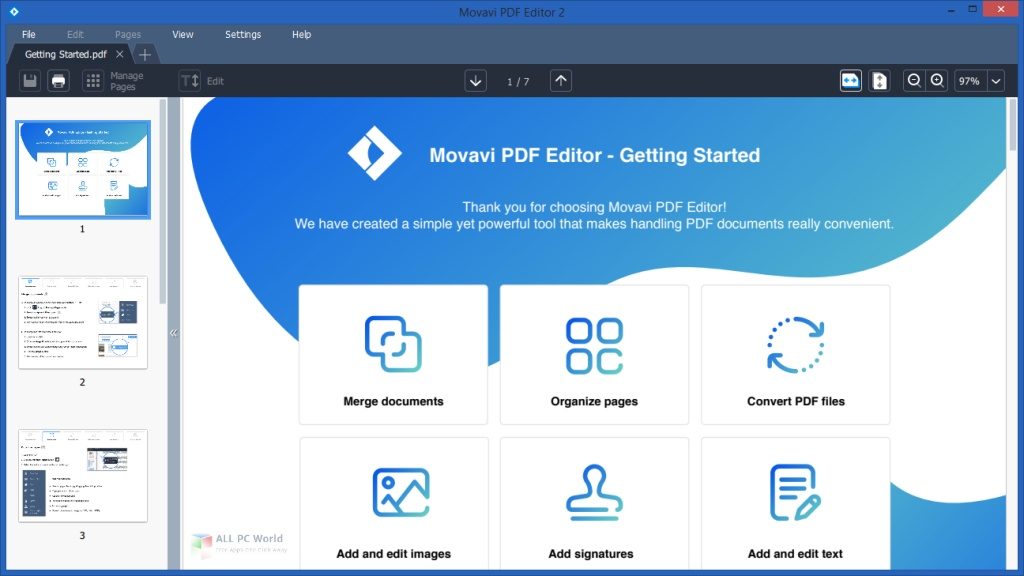 Movavi PDF Editor 2020 v3.2 Download