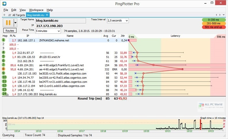 PingPlotter Pro 5.18 Download