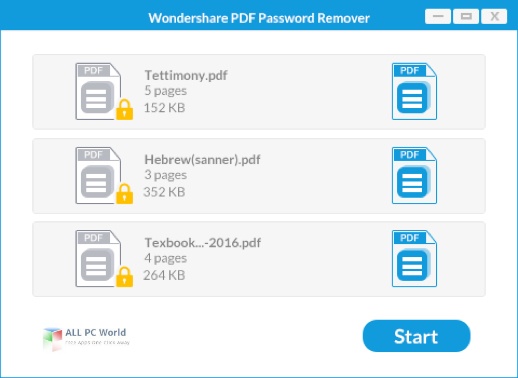 Wondershare PDF Password Remover 1.5