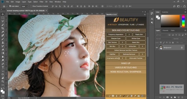 Beautify for Adobe Photoshop 1.6 Direct Download Link