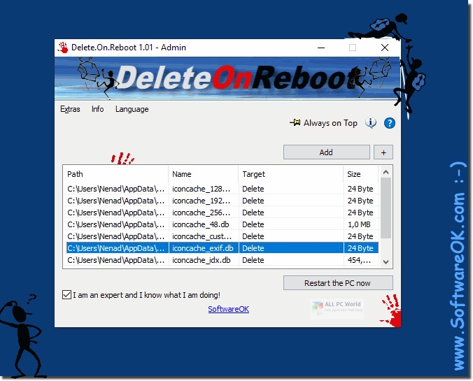 Delete.On.Reboot 1.66 Full Version