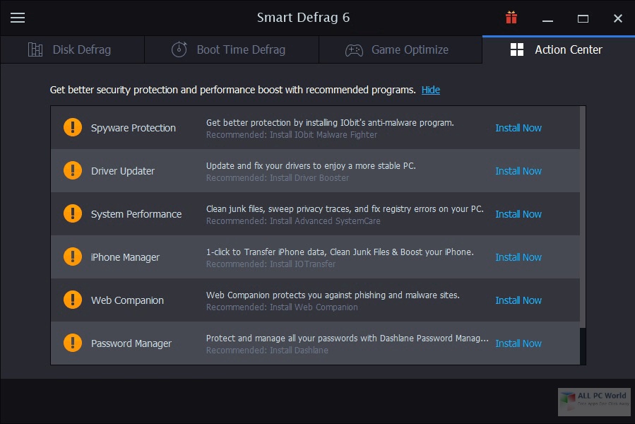 IObit Smart Defrag 9.1.0.319 download the last version for windows