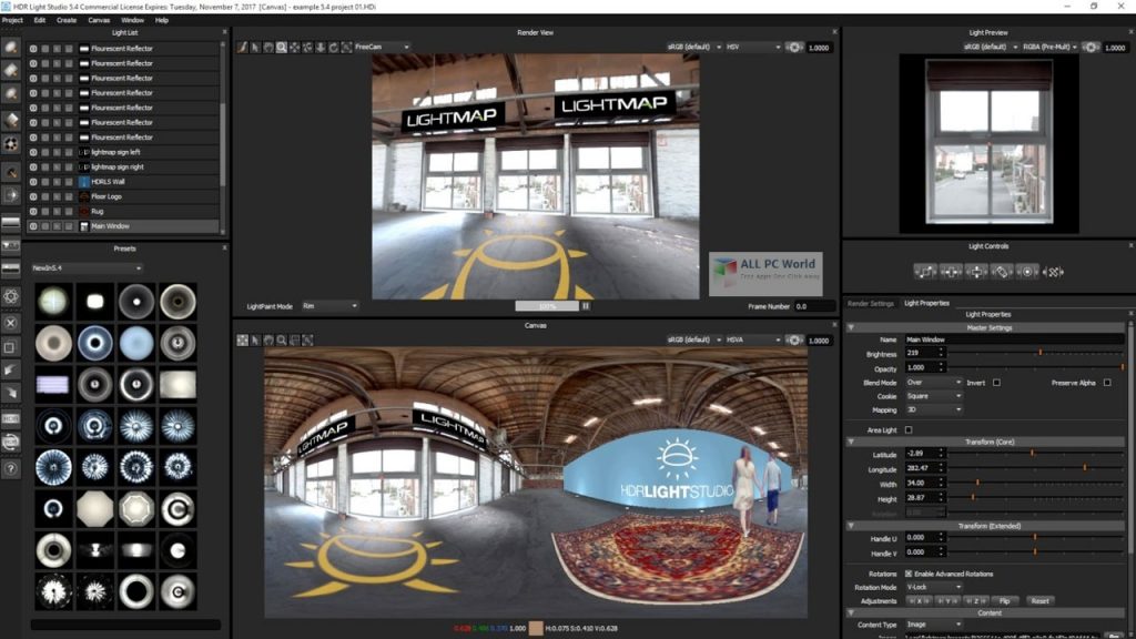 Lightmap HDR Light Studio Xenon 7.2 Free Download