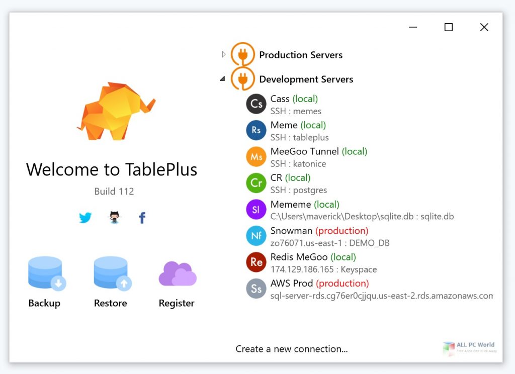 TablePlus 3.8 One-Click Download