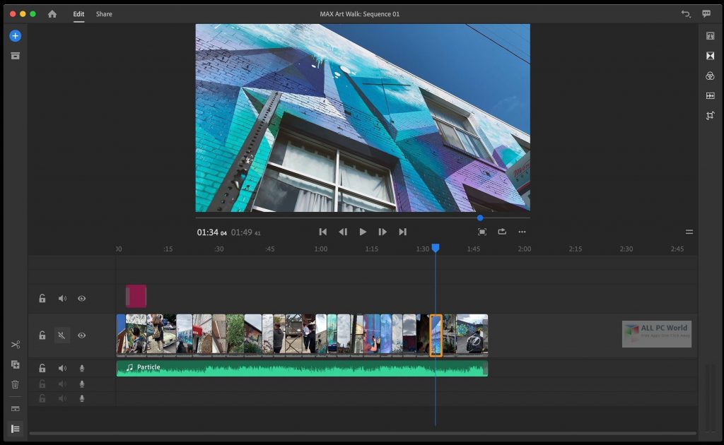 adobe premiere rush app