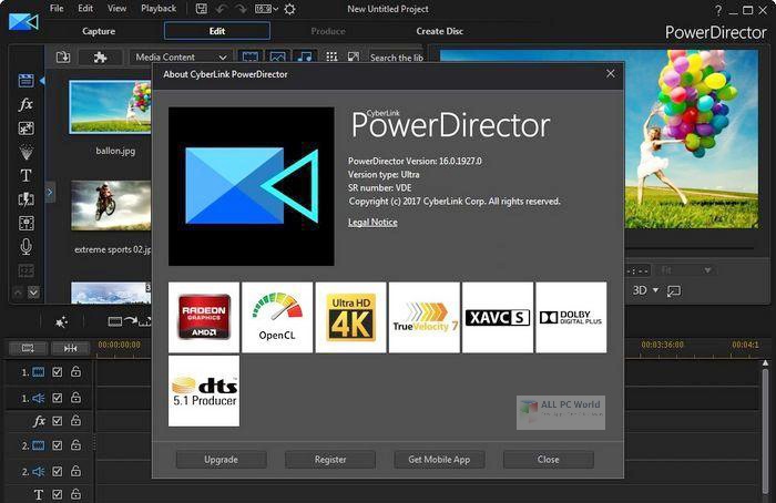 CyberLink PowerDirector Ultimate 21.6.3027.0 download the new version for android