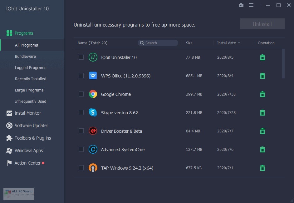 IObit Uninstaller Pro 10.3 Free Download