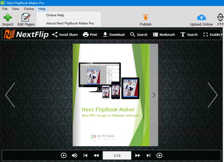 Next FlipBook Maker Pro 2.7.5 Direct Download Link