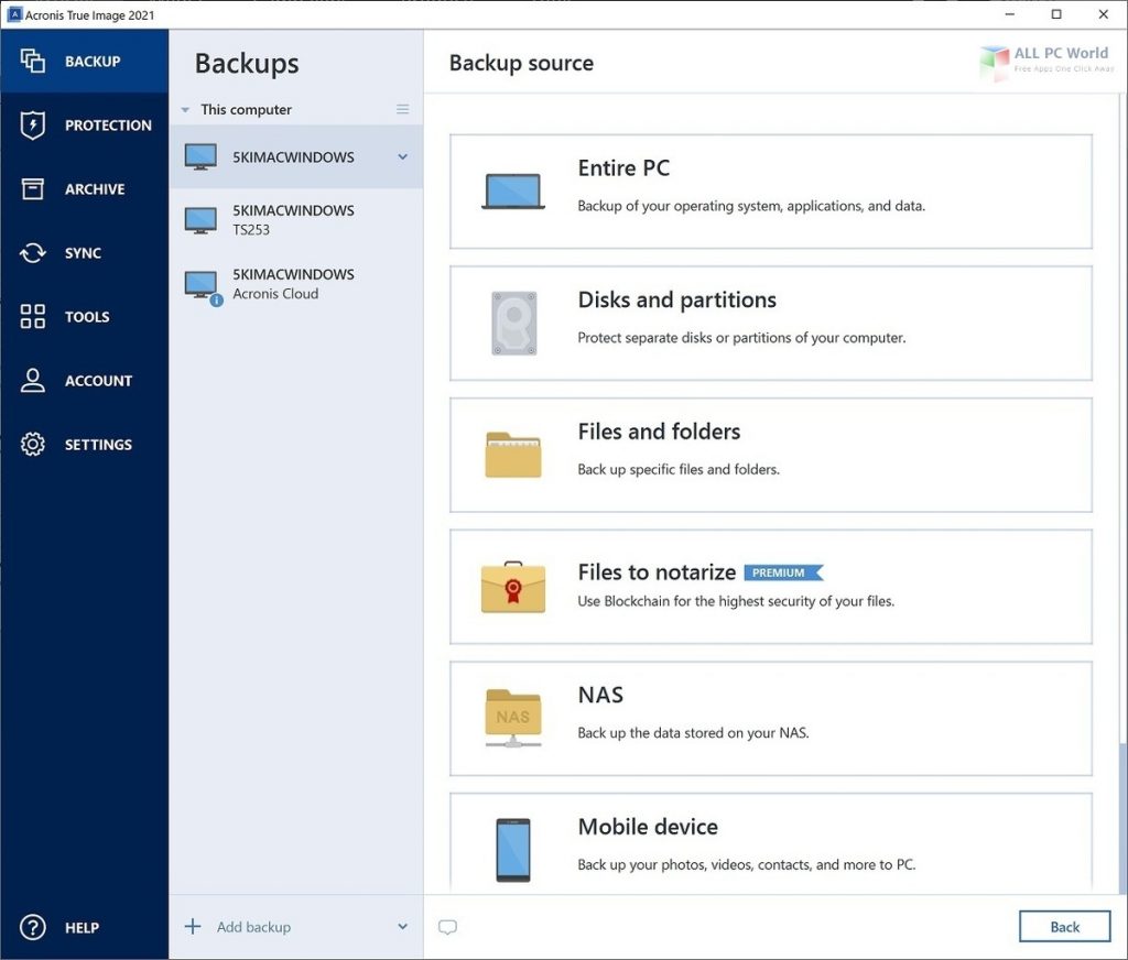 Acronis True Image 2021 One-Click Download
