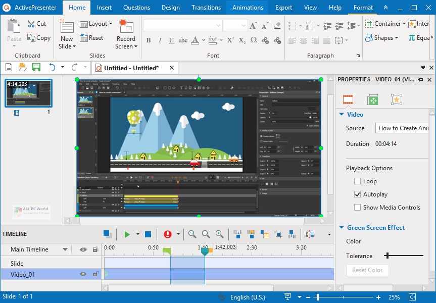 free instal ActivePresenter Pro 9.1.1