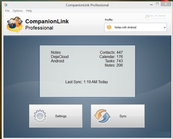 CompanionLink Professional 9.0 for Windows