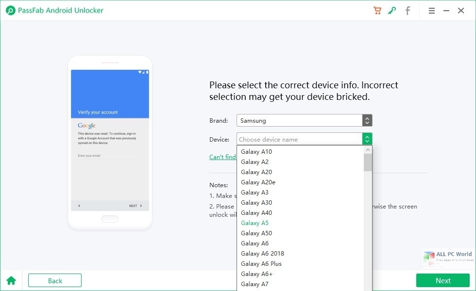 PassFab Android Unlocker 2.2 Direct Download Link