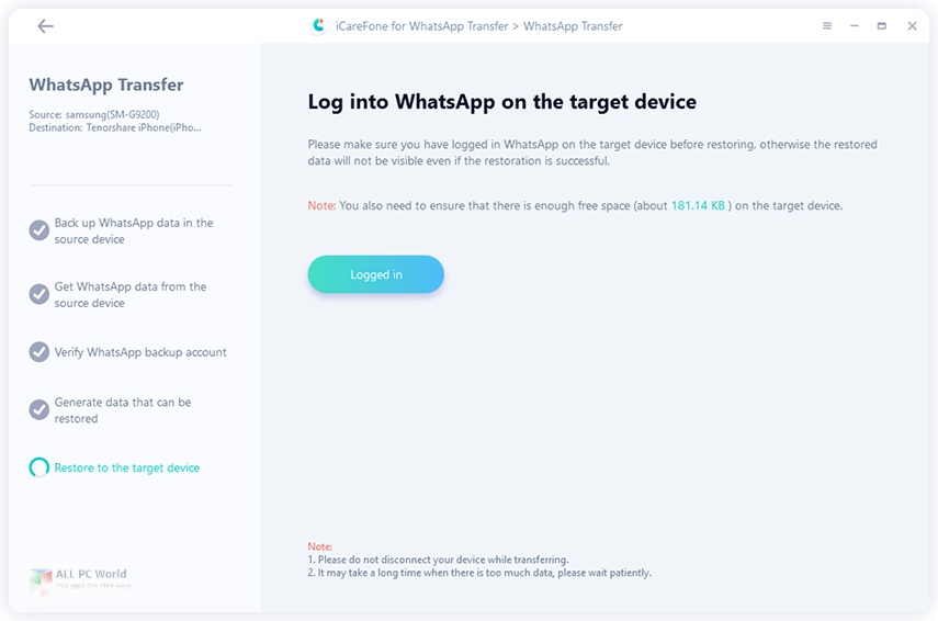 Tenorshare iCareFone for WhatsApp Transfer 3.0 Full Version Download