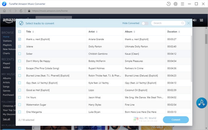 TunePat Amazon Music Converter 1.5