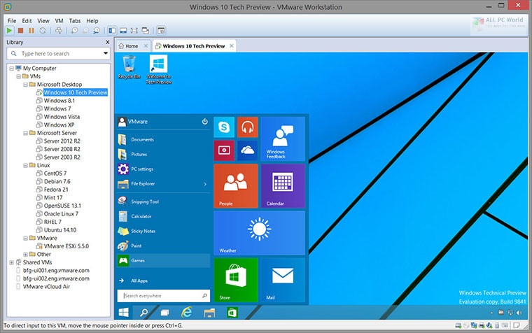 vmware workstation pro 16 trial download