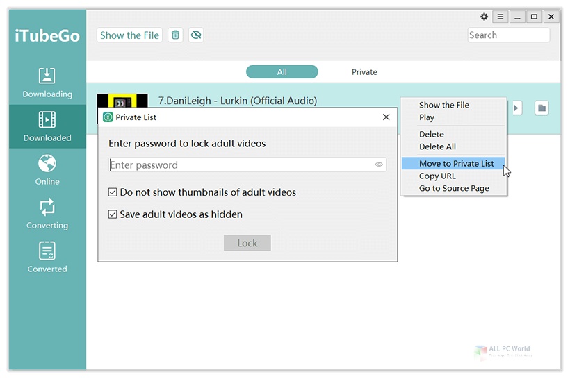 iTubeGo YouTube Downloader 4.2.9 Free Download - ALL PC World