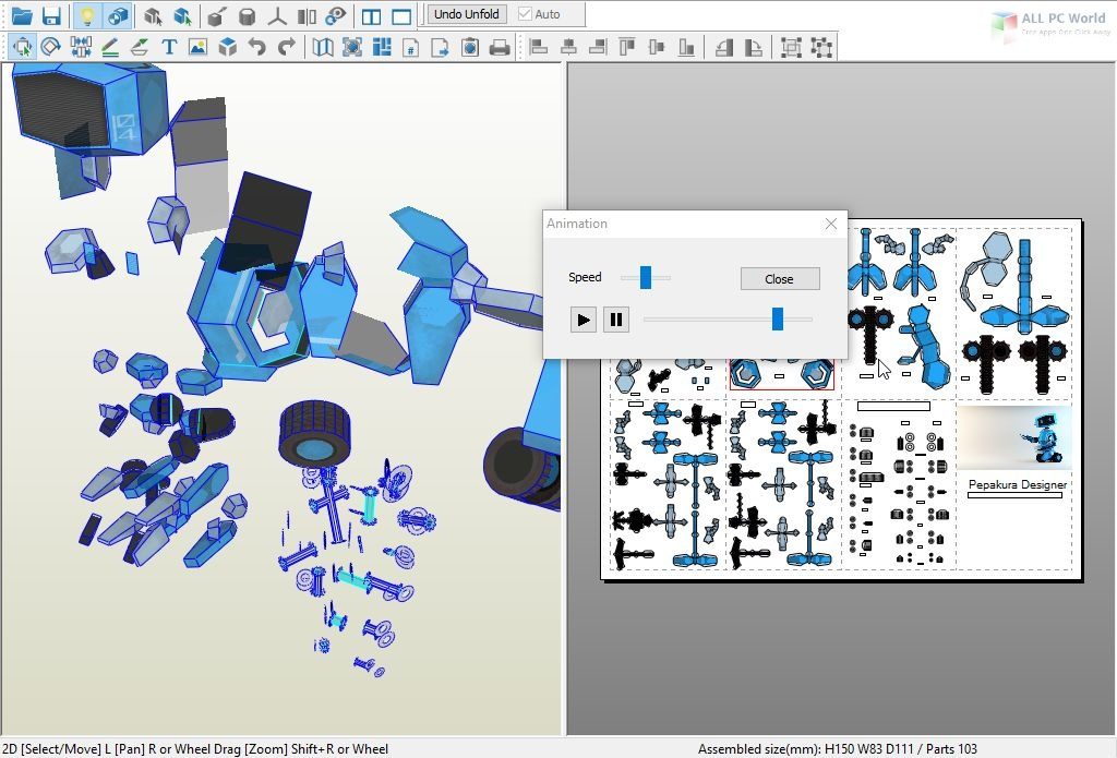 data normalization. pepakura designer 4