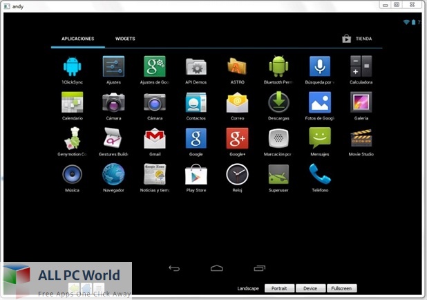 AndY Android Emulator 47 Free Download