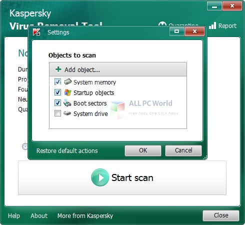Kaspersky Virus Removal Tool 20 Setup Free Download
