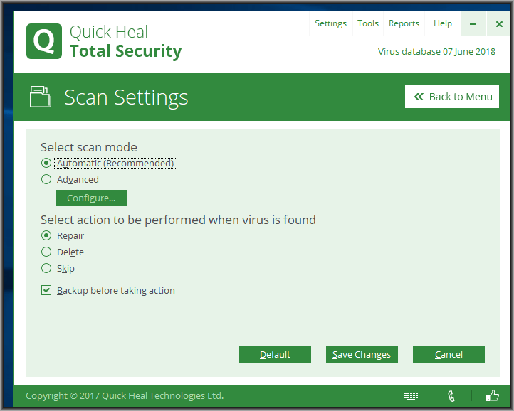 quick heal remove tool