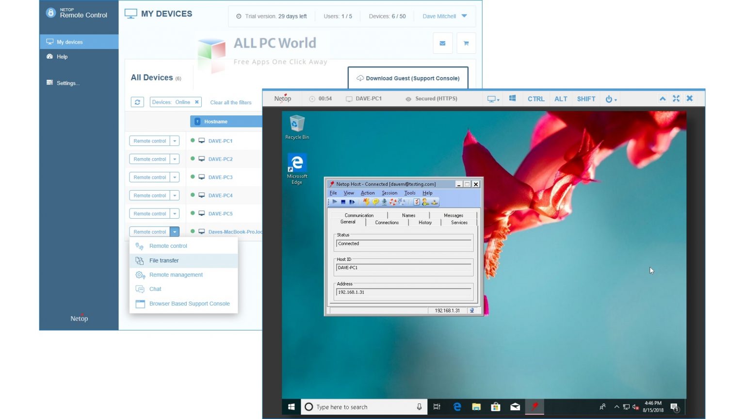 NetOp Remote Control 12 Free Download