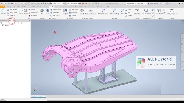 Autodesk InventorCAM Ultimate 2022 Setup Free Download
