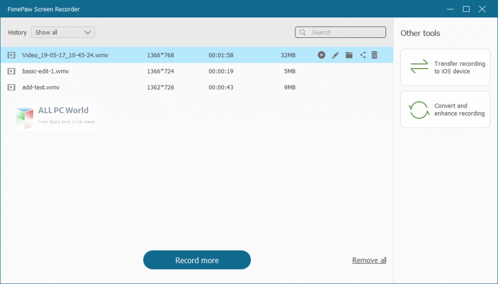FonePaw Screen Recorder 3 Installer Free Download