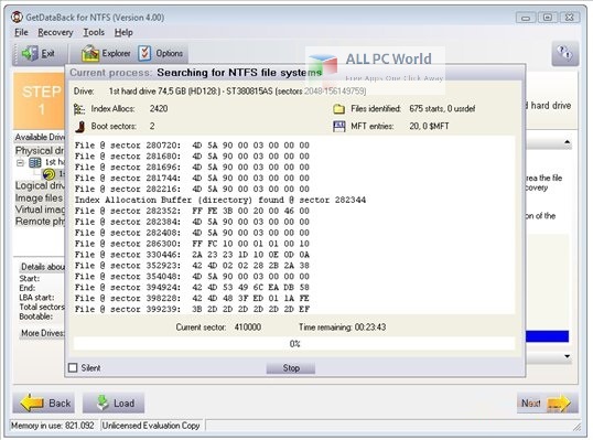 GetDataBack for NTFS 4 Free Download