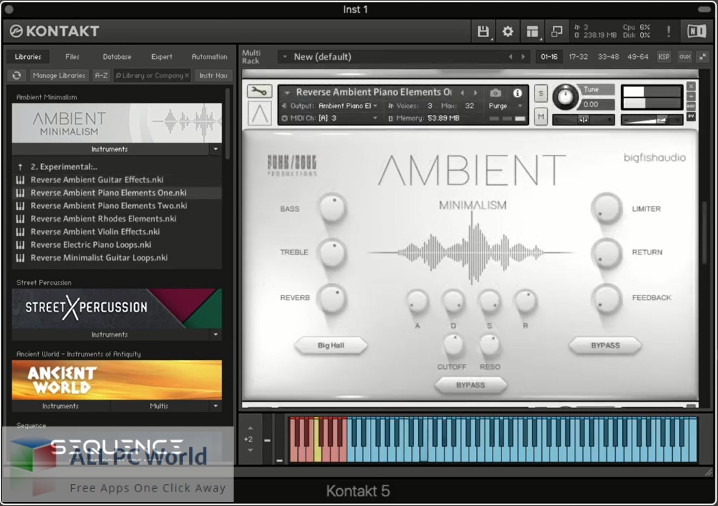Big Fish Audio Ambient Minimalism KONTAKT Library for Mac Free Download
