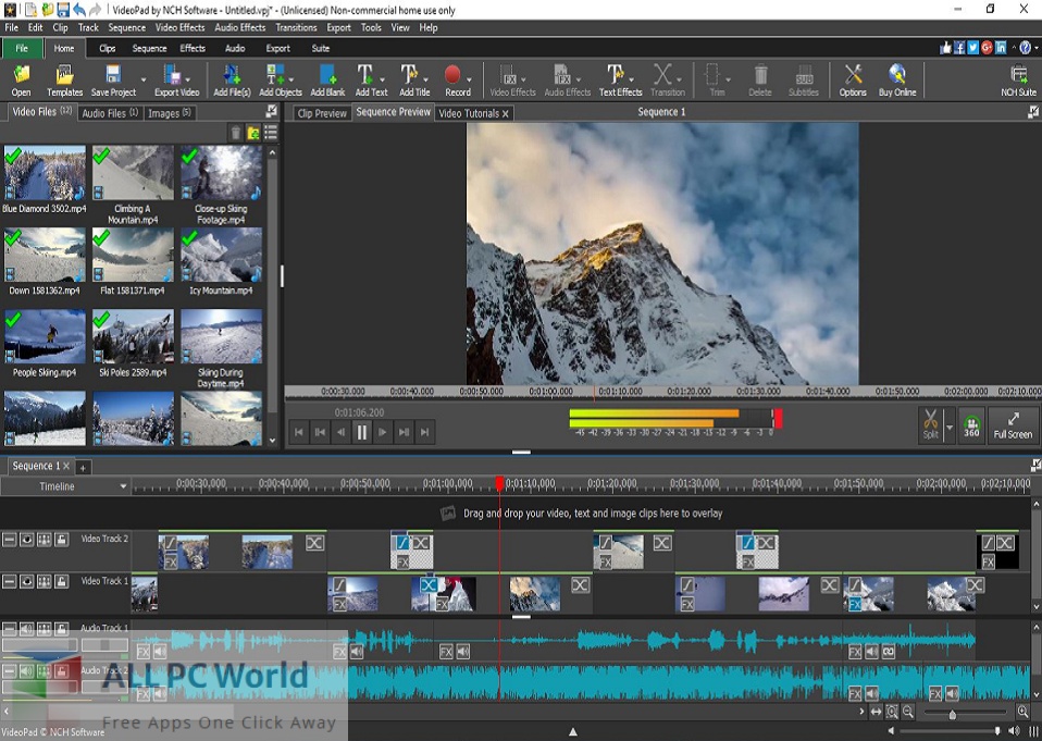 NCH VideoPad Pro 10 for macOS Free Download