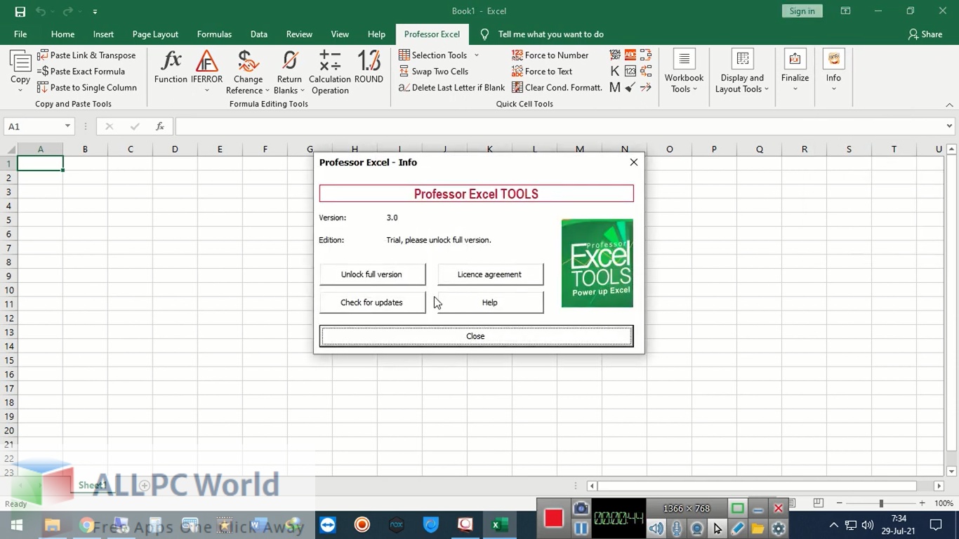 Professor Excel Tools Premium Free Download