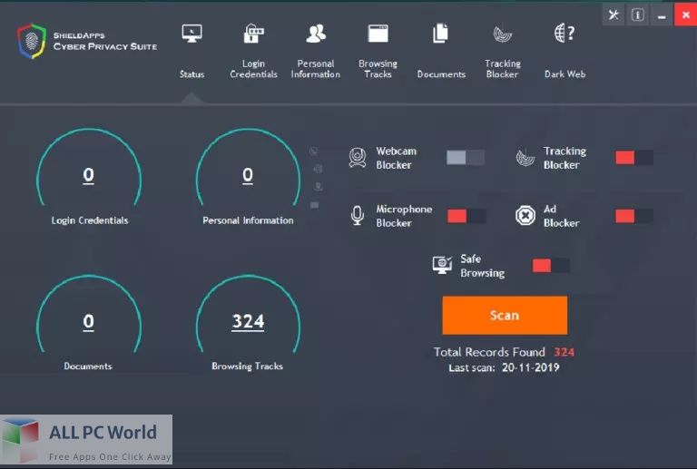 free downloads ShieldApps Cyber Privacy Suite 4.1.4